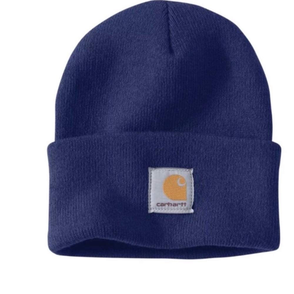 - Carhartt BLUE Beanie New - Picture 1 of 2